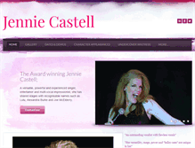 Tablet Screenshot of jenniecastell.com